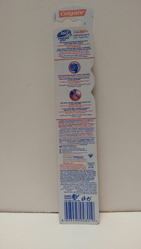 4x Colgate Toothbrush 360° Charcoal Gold Soft Infused Spiral Antigerm Bristles - Picture 11 of 11