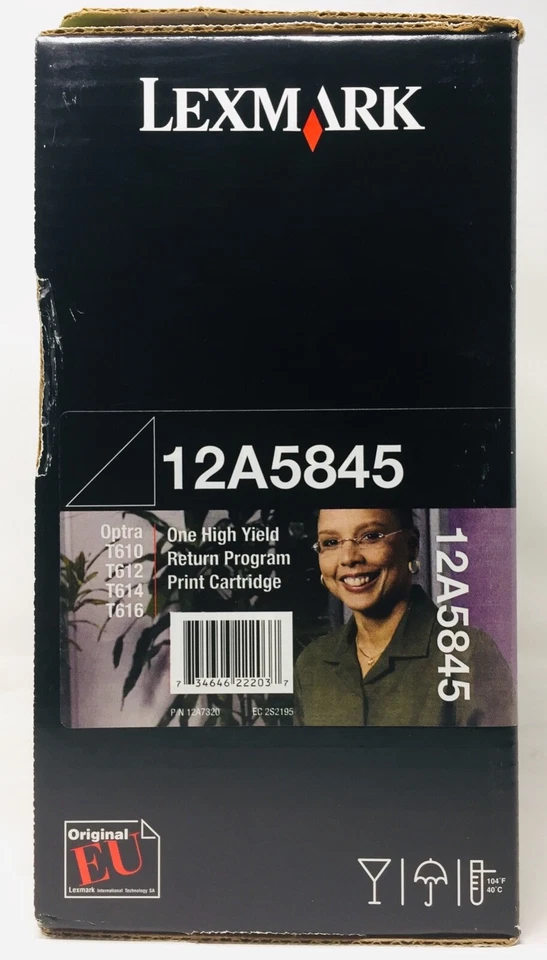 Lexmark 12A5845 Original Black Toner Optra T610/T612/T614/T616 (25,000 PG) - Image 3 of 3