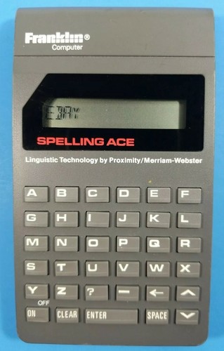 Vintage Franklin Spelling Ace SPELL CHECKER Crossword Electronic Model PS-99  - Picture 1 of 8