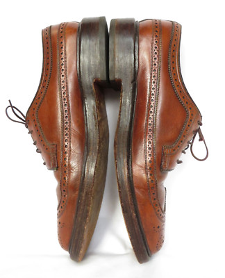 FLORSHEIM Imperial Kenmoor 93602 Mens Brown Wing Tip Oxfords Shoes