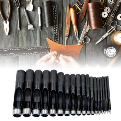 Leder Lochstanzer 20mm - Rundloch Stanzer Für Gürtel, Leder & Papier