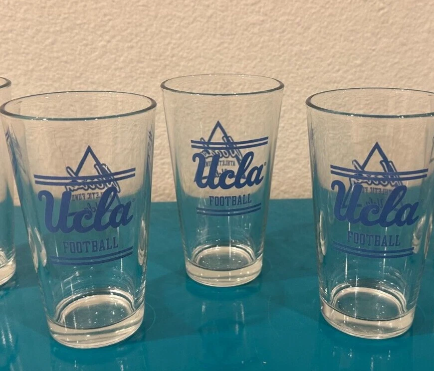 5 VTG UCLA WOODEN ATHLETIC CLUB FUND BASKETBALL TEAM PINT BEER GLASS 16oz RARE - Image 2 of 4