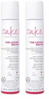 Cake Beauty The Locks Smith Dry Styling, Hydrating Dry Conditioner Spray,White,