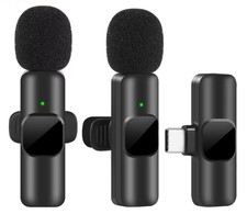 New Wireless Lavalier Microphone Portable Audio Video Recording Mini Mic