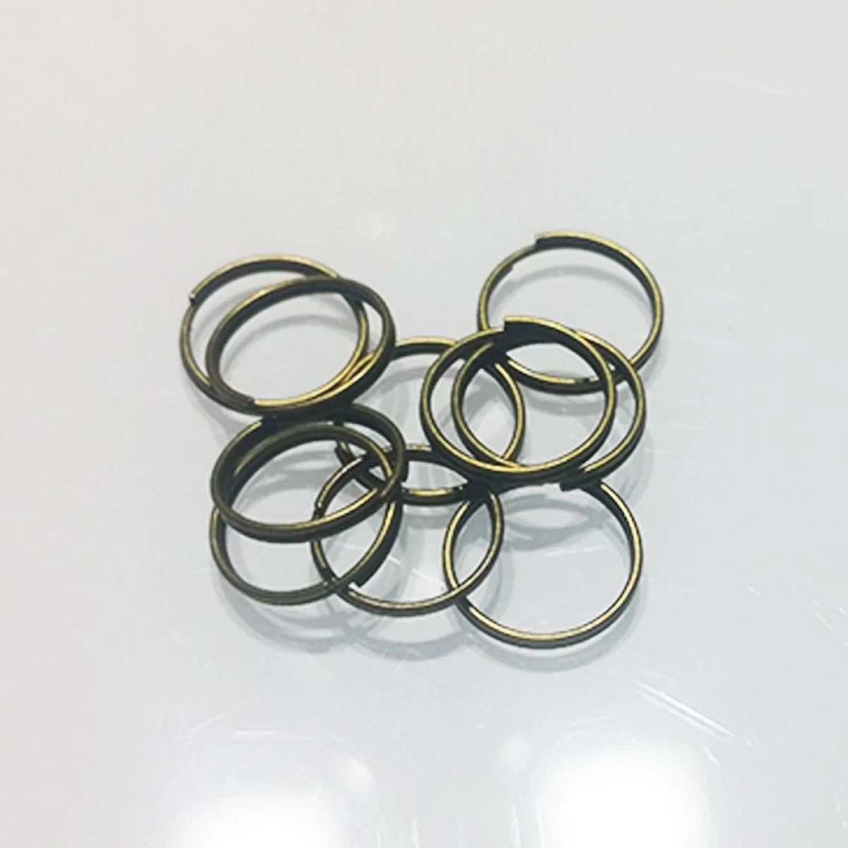 Small split shop key rings