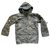 US Military Mens Small Air Force Digi Tiger Stripe Camouflage Goretex Jacket USA