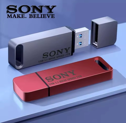 SONY High Speed PenDrive 2TB USB Flash Drive 1TB Metal Pendrive 512GB 256GB Port - 第 1/29 張圖片