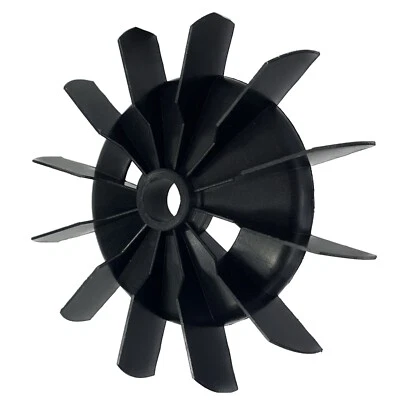 ELHEDA Lüfterflügel für Elektromotor 15mm / 145mm Lüfterrad Lüfterblatt aus Nylon