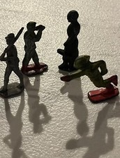 vintage lead toy soldiers lot Of 4 2 Figures