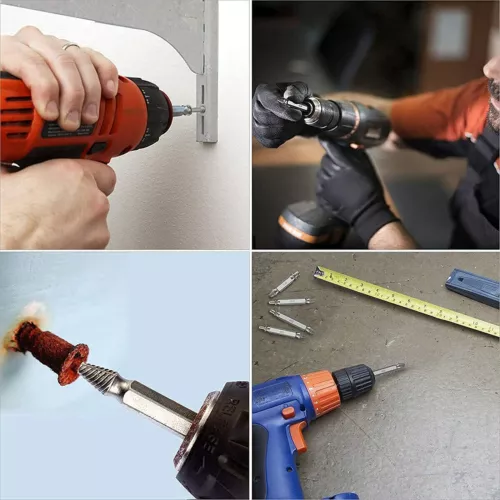 Juego de Extractor de Tornillos Despojado Daño Roto Perno Removedor Broca Kit de Herramientas de Mano - Imagen 9 de 11