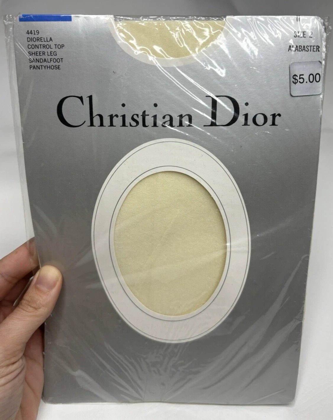 Sandale albâtre pure vintage Christian Dior pantalon de contrôle Diorella taille 2