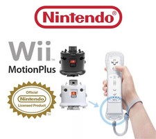 Official Wii Remote Nintendo Motion Plus Adapter RVL-026 OEM Controller Silicone