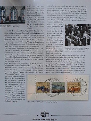 Lucha por la libertad 17 de junio de 1953 - Colección del Deutsche Post - Imagen 8 de 11