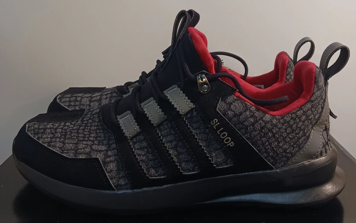 Adidas SL Loop Black Grey Size 10 Pre owned Good Condition 20.00