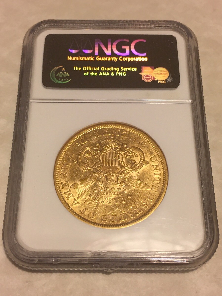 1867-S XF45 NGC Liberty Double Eagle $20 Gold Coin very nice coin