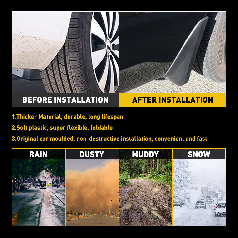 Splash Guard Mud Flaps Mudguards For Honda Accord Sedan 2003 2004 2005 2006 2007 eBay