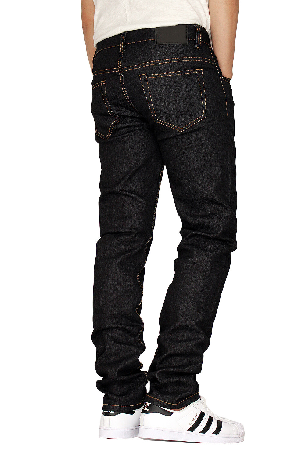 MEN'S STRETCH SKINNY UNWASHED RAW DENIM JEANS VICTORIOUS 8 COLORS *DL938