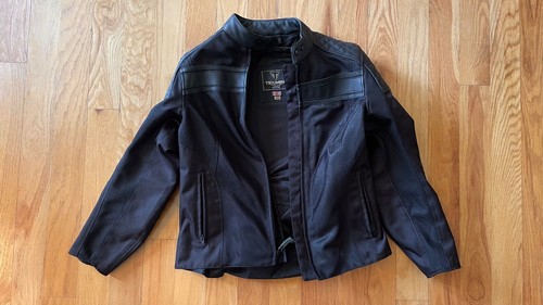 Triumph Braddan Womens Ladies Mesh Motorcycle Jacket - Picture 5 of 10
