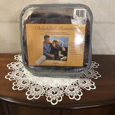NEW Biddeford Delightful Moments Automatic Warming Throw Blanket  Soft 50 x 62