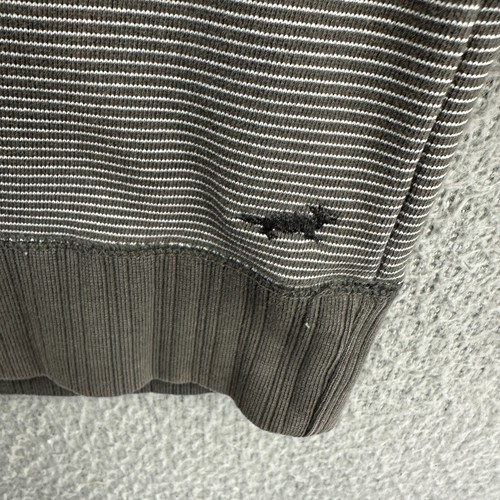 Horny Toad Sweater Mens Large Gray Stripes Crewneck Sweatshirt Pullover Outdoor - Picture 3 of 11