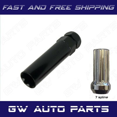 SPLINE LUG NUTS TOOL KEY | 7 - SPLINE LUG SOCKETS | 13/16'' 7/8'' HEX