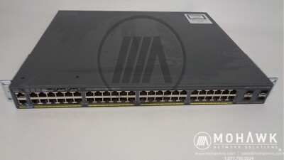 Cisco Catalyst WS-C2960X-48FPS-L Cisco 2960-X 48 GigE PoE 740W LAN Base Switch