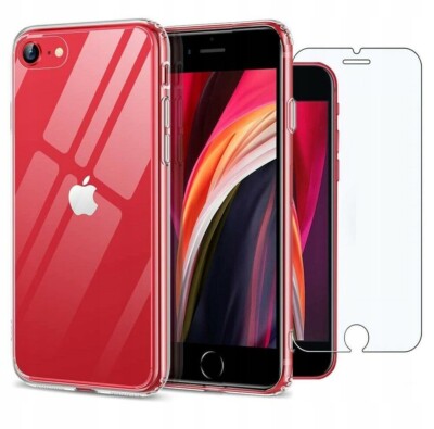 Für Apple iPhone SE 2022 - Hülle Case Etui ULTRA SLIM + 9H Displayschutzglas