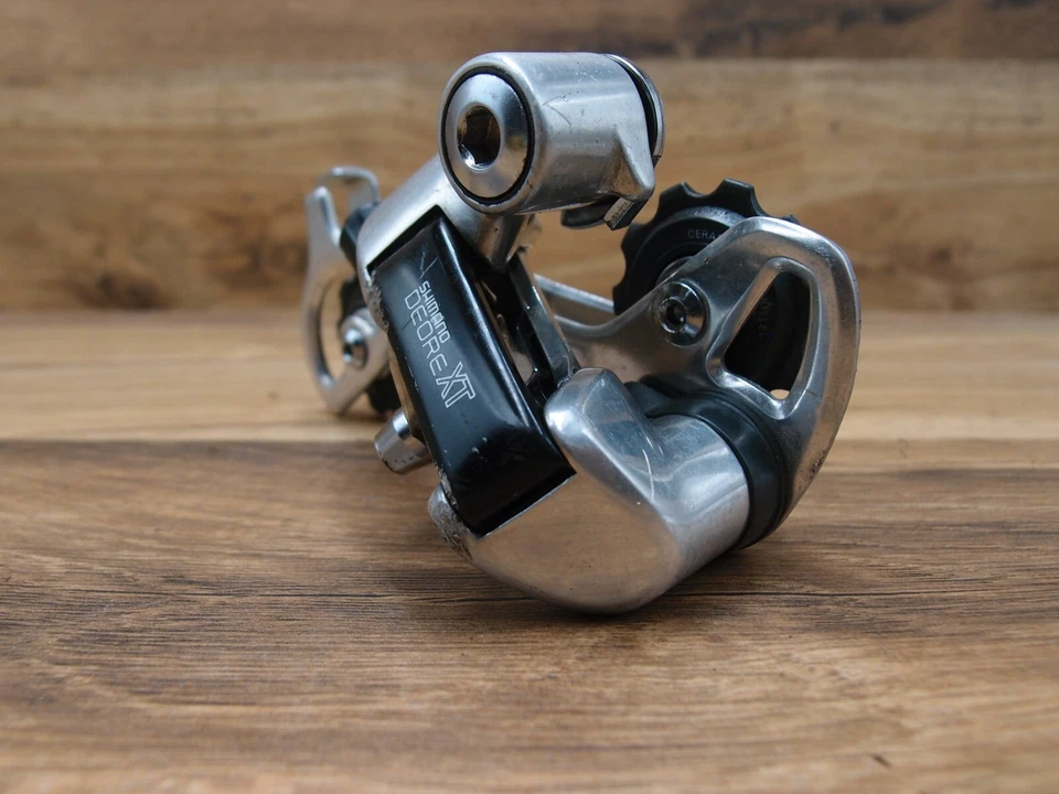 1988 MTB задний переключатель Shimano Deore XT RD-M730 VIA Японии длинный каркас 7 скоростей - Изображение 3 из 4