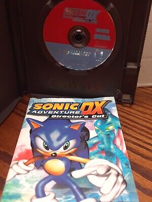 Sonic Adventure DX Directors Cut GameCube MANUEL ONLY