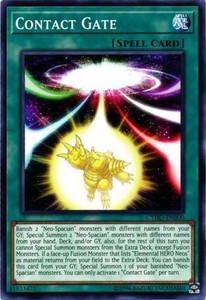 Contact Gate - CYHO-EN000 - Common - Unlimited Edition x3 - Near Mint