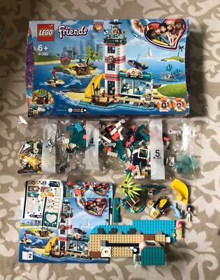 LEGO FRIENDS SET 41380 LIGHTHOUSE RESCUE CENTRE WITH BOX INSTRUCTIONS  UK
