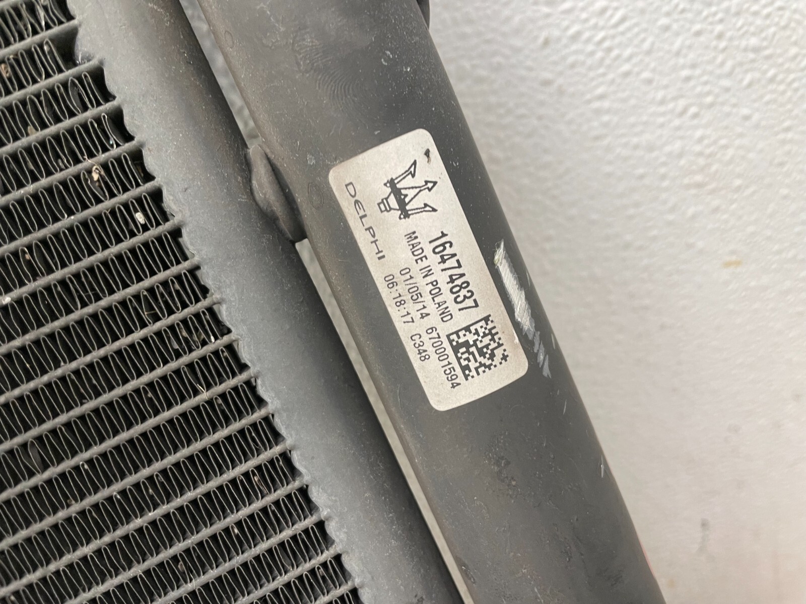 14 15 16 17 Maserati Quattroporte S AC Air Conditioning Condenser 3.0L 1359 OEM
