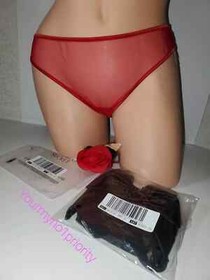 VICTORIA'S SECRET DREAM ANGELS  SATIN  Bow Back Mesh Cheekini Panty