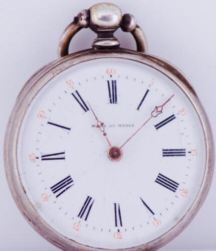 Antique Ejército Doctor's Premio Plata Esmalte Pocket Reloj C Russo-Turkish War - Imagen 1 de 7