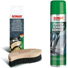 Sonax Polsterreiniger PolsterSchaumReiniger 400ml inkl. Textil- und Lederbürste