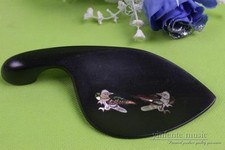 16inch Viola Chin Rest Natural Ebony Pearl Bird Inlay Full Size viola parts