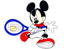 Disney Mickey Mouse 23" tennis racket cover Disney blue