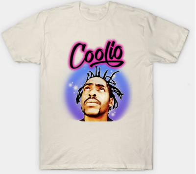 Coolio Gangsters Paradise Short Sleeve T-shirt Mens Unisex S-3XL Beige Hip Hop