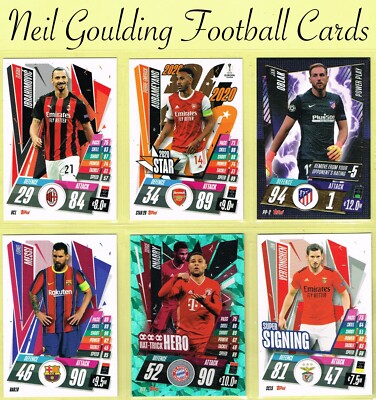 Topps Match Attax 2020-21   UEFA CHAMPIONS / EUROPA LEAGUE   Karten (Clubs A bis B)