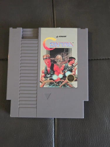 NES Nintendo - Contra - Tested / Authentic (Konami, 1988)