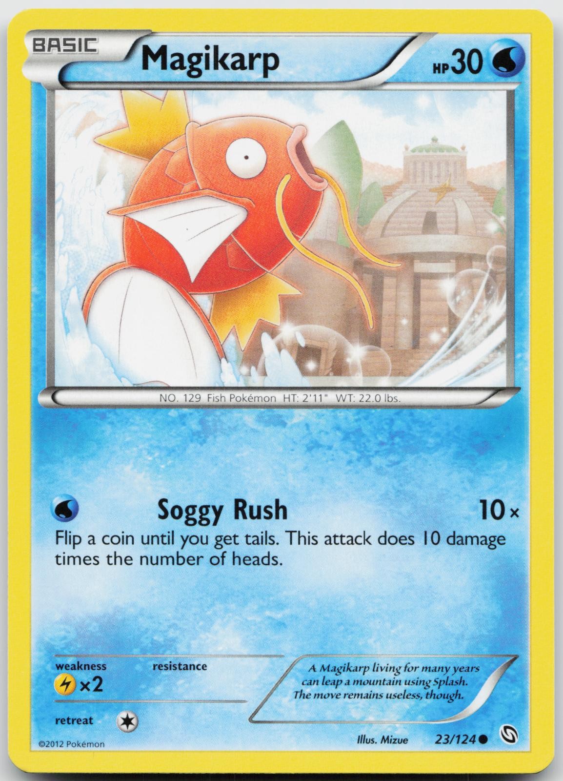 Magikarp 23/124 Common Dragons Exalted Pokemon Near Mint
