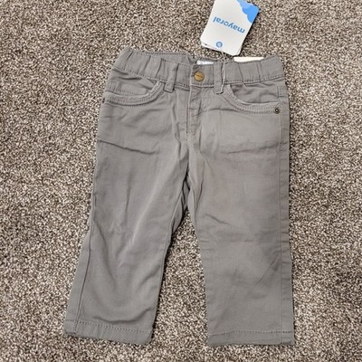 Mayoral Kids Grey Regular Fit Chino Pants Size 6m NWT