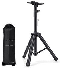 Heavy Duty PA  DJ Speaker Stand - Adjustable Height 30" to 44" Steel, Carry Bag