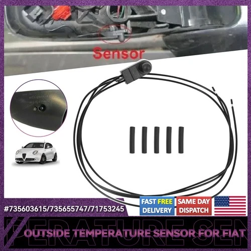 For Fiat 500 500L Jeep Renegade Ambient Air Temperature Sensor Underneath Mirror