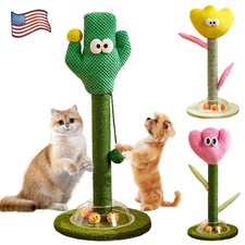 24 Inch Cat Scratching Post Cat Scratcher Natural Sisal Rope Scratch Post Trees