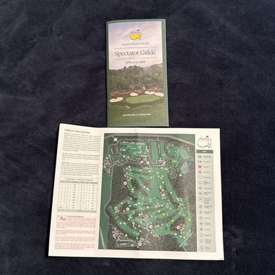 Masters Golf Tournament 2026 Spectator Guide With Parings & Map Guide