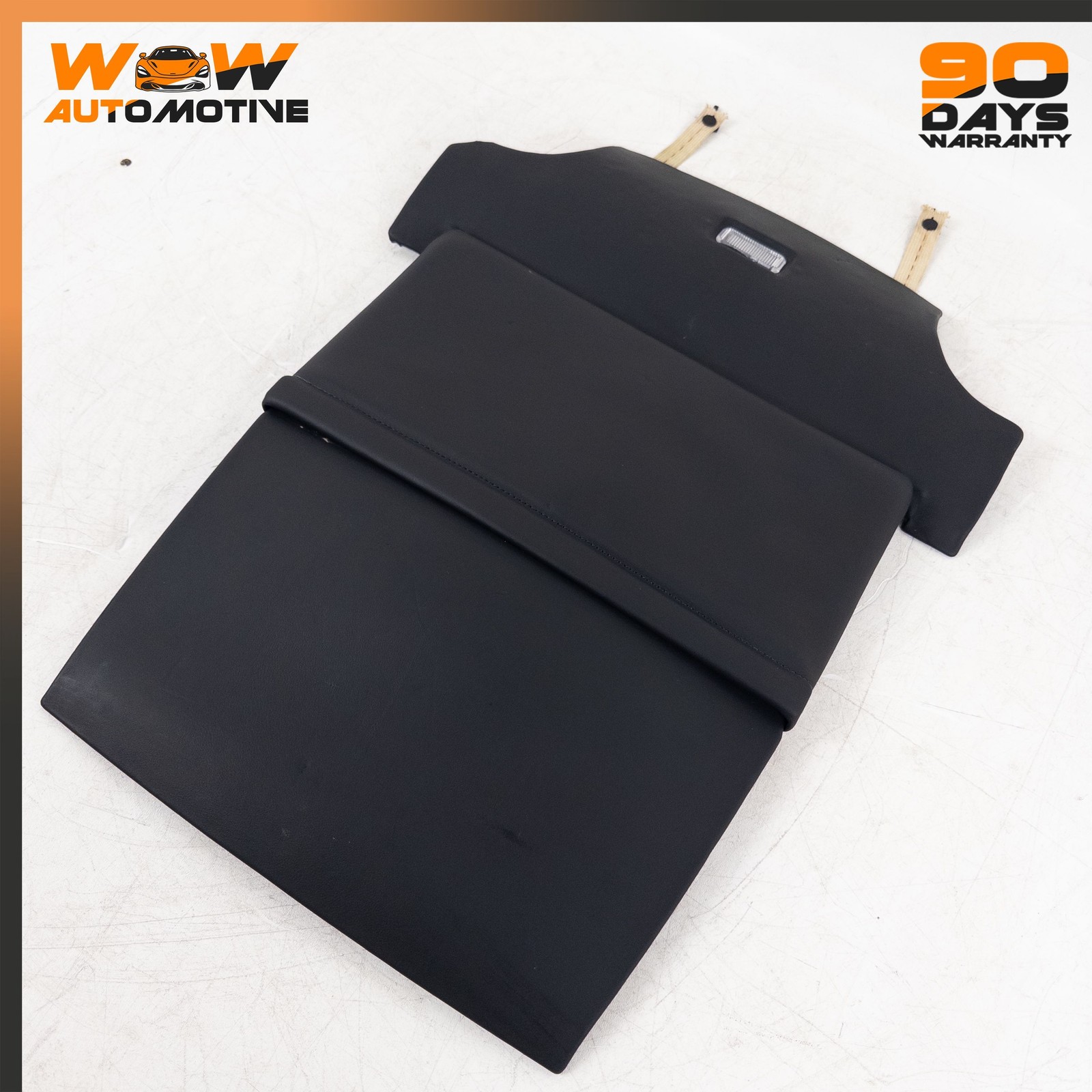 06-13 BENTLEY CONTINENTAL FLYING SPUR FRONT LEFT SEAT BACK PANEL COVER BLACK OEM