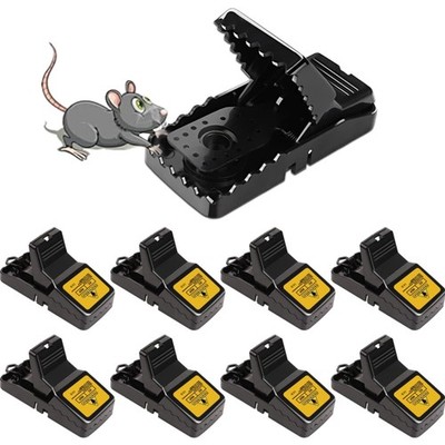 Sicheres und hygienisches 8er Set Mäuse- und Rattenfallen für jeden Einsatz