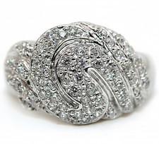 2CT Treated White Sapphire 925 Genuine Sterling Silver Ring Jewelry Sz 8 MK6-2