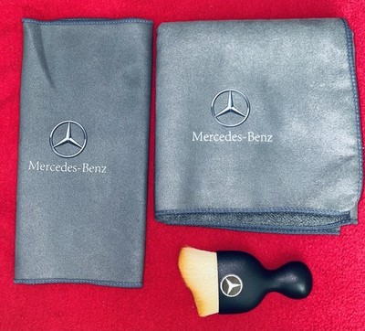 Mercedes Car wash towel special absorbent double-sided thickened interior wiping